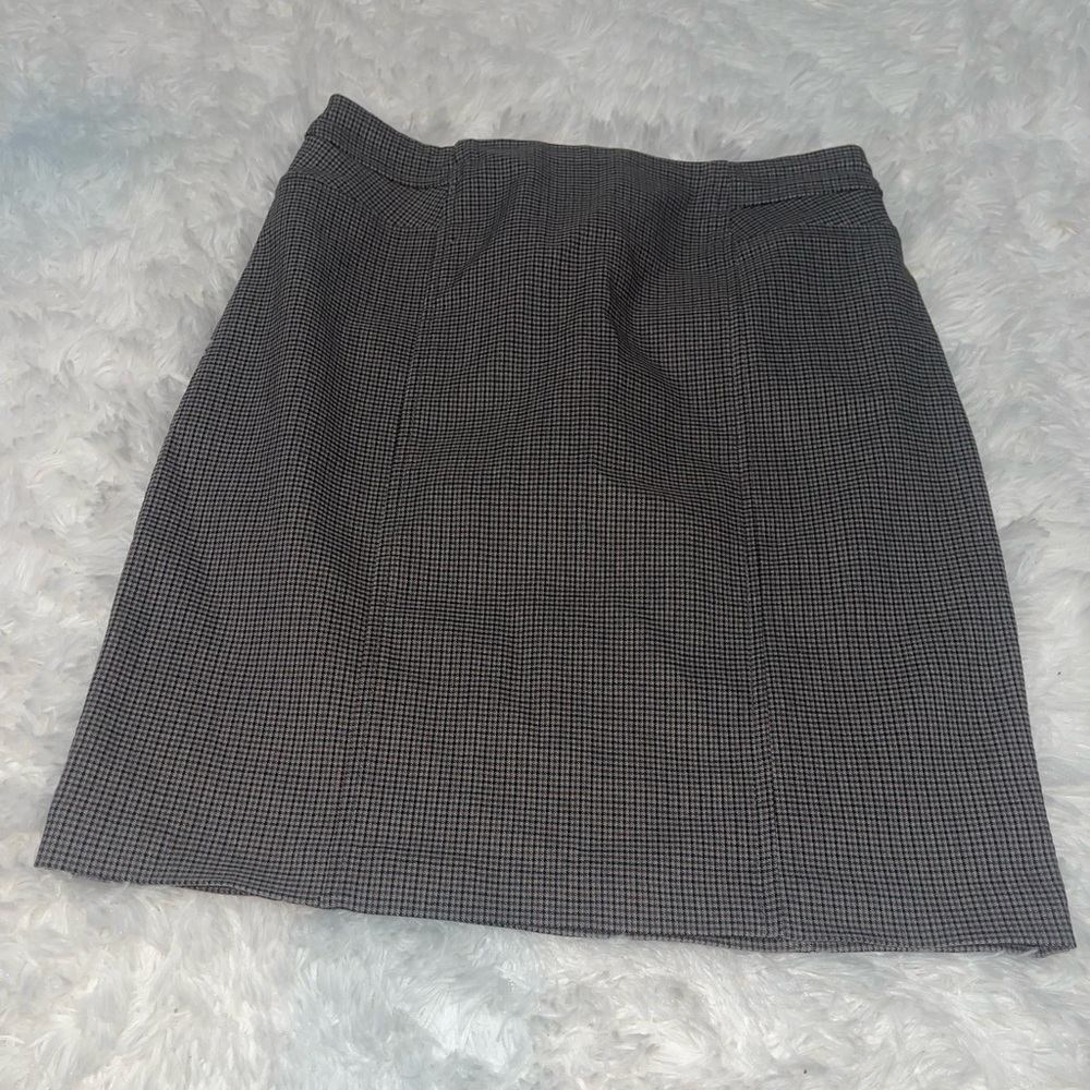 TRIBAL tan black houndstooth mini pencil skirt woman’s size 0 PETITE